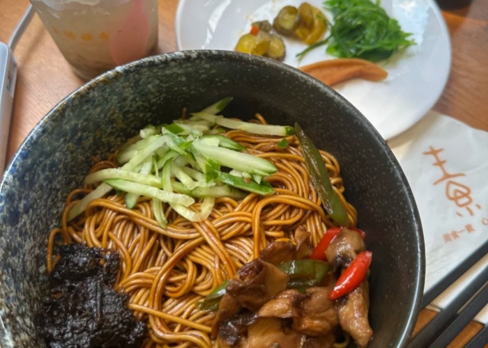 Shanghai Yufo Temple Vegetarian Noodles