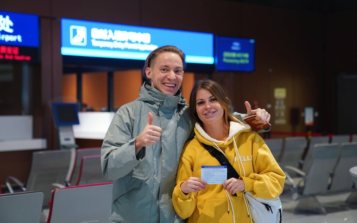 Travelers visiting China with the Visa-free policy